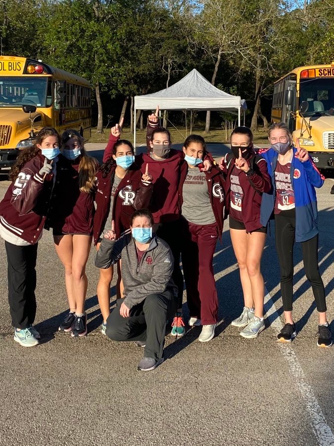 Cinco Ranch's girls cross country team won the district 19-6A championship Friday morning at Bear Creek Park.
