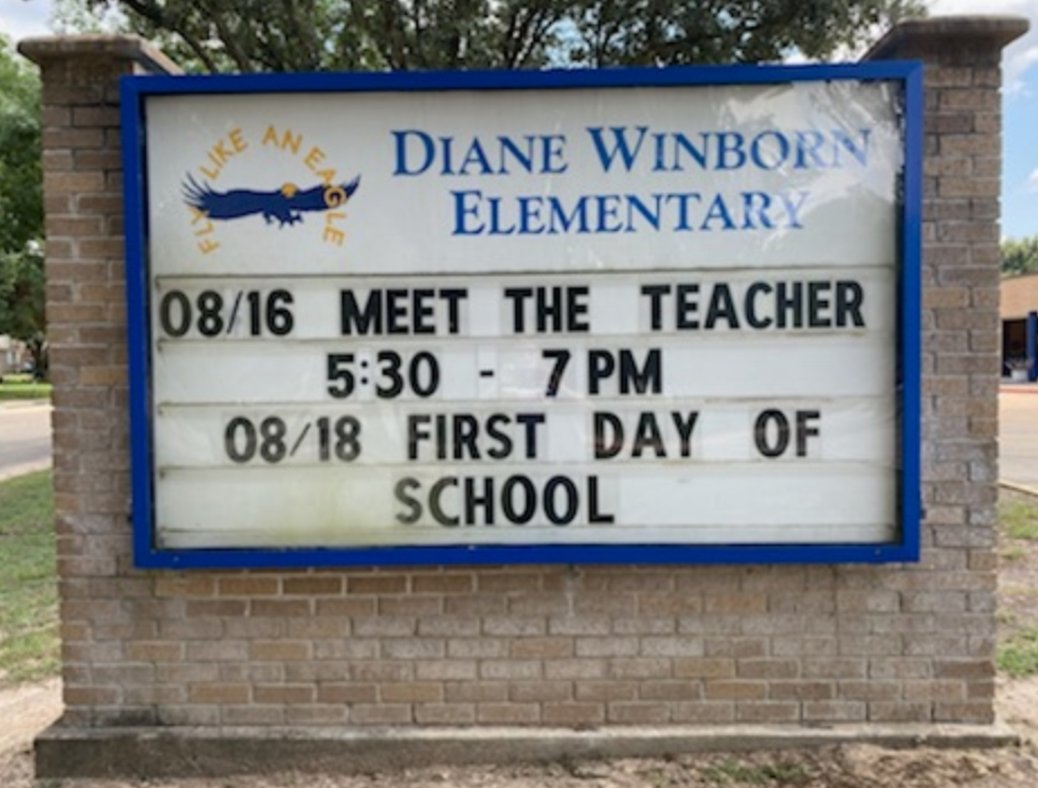 Diane Winborn Elementary is a Katy ISD Title I school. It is located at 22555 Prince George St. in Katy. The campus is one of 18 schools in KISD that qualifies as a Title I campus based on the percentage of low-income households served there. Four Royal ISD campuses meet those qualifications as well.