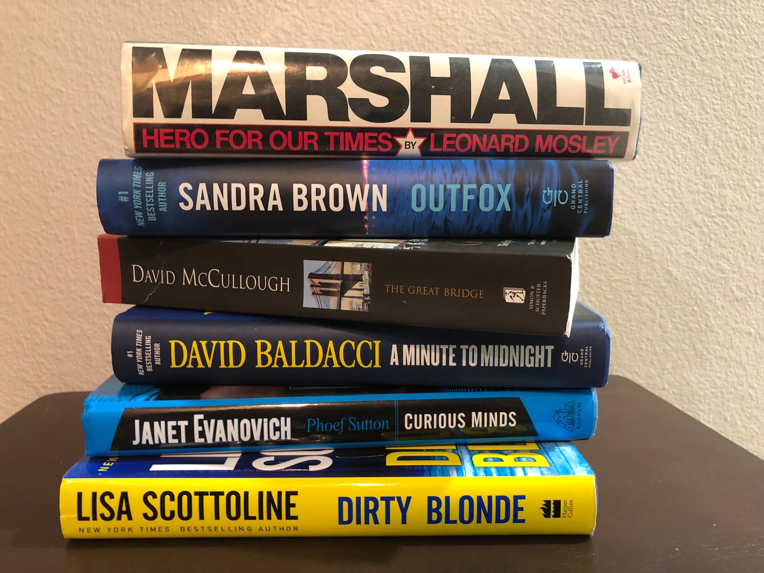 Used books such as these are available for purchase at the Friends of the Maud Marks Library Used Book Sale, set for Jan. 29 at the library, 1815 Westgreen Blvd.