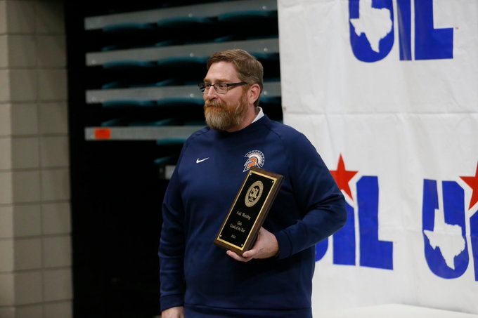 Seven Lakes’ Michael Demarchi was named both the boys and girls head coach of the year.