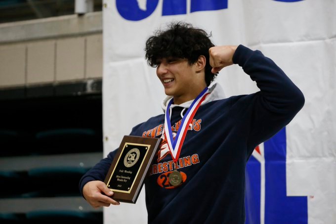 Seven Lakes’ Mike Amico was named the boys wrestler MVP.