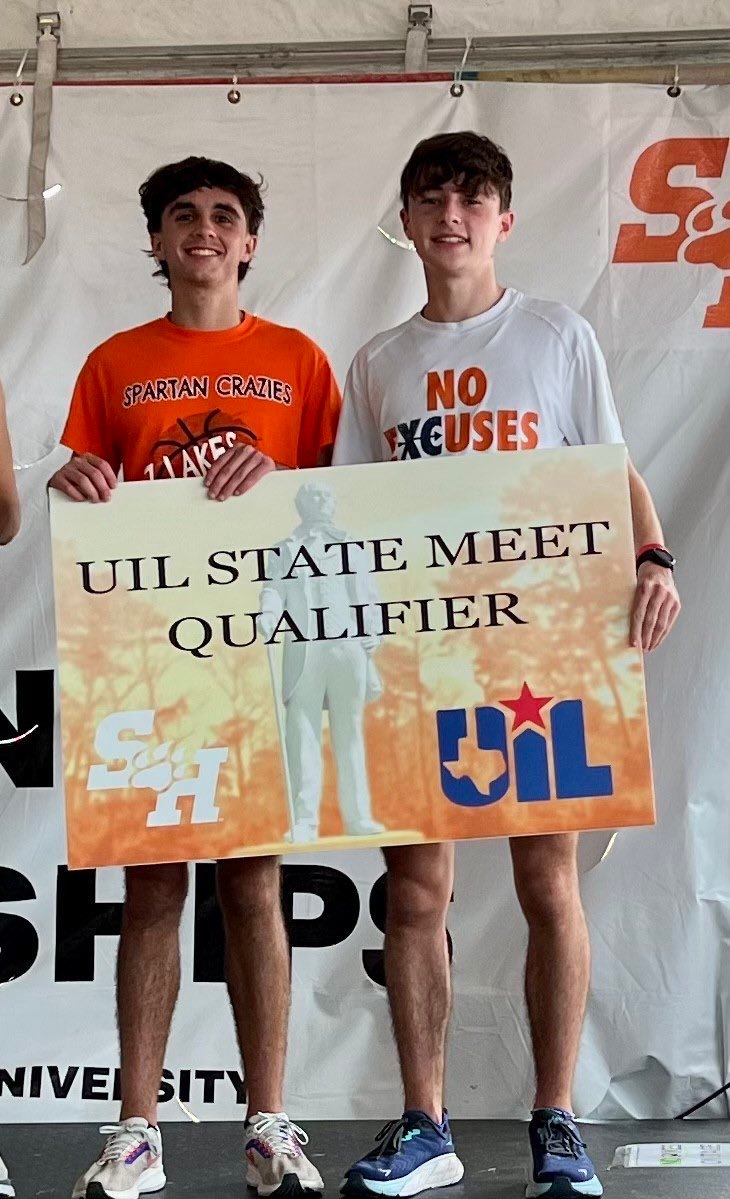 Seven Lakes’ Reece Sullivan and Matthew Montgomery both individually qualified for the state meet.