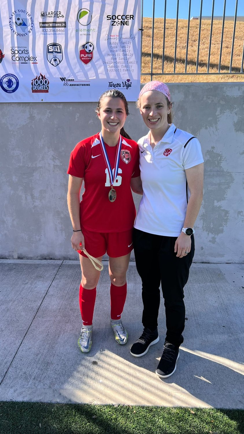 Katy’s Alejandra Yague was named one of the players of the tournament at the I-10 shootout on Saturday.
