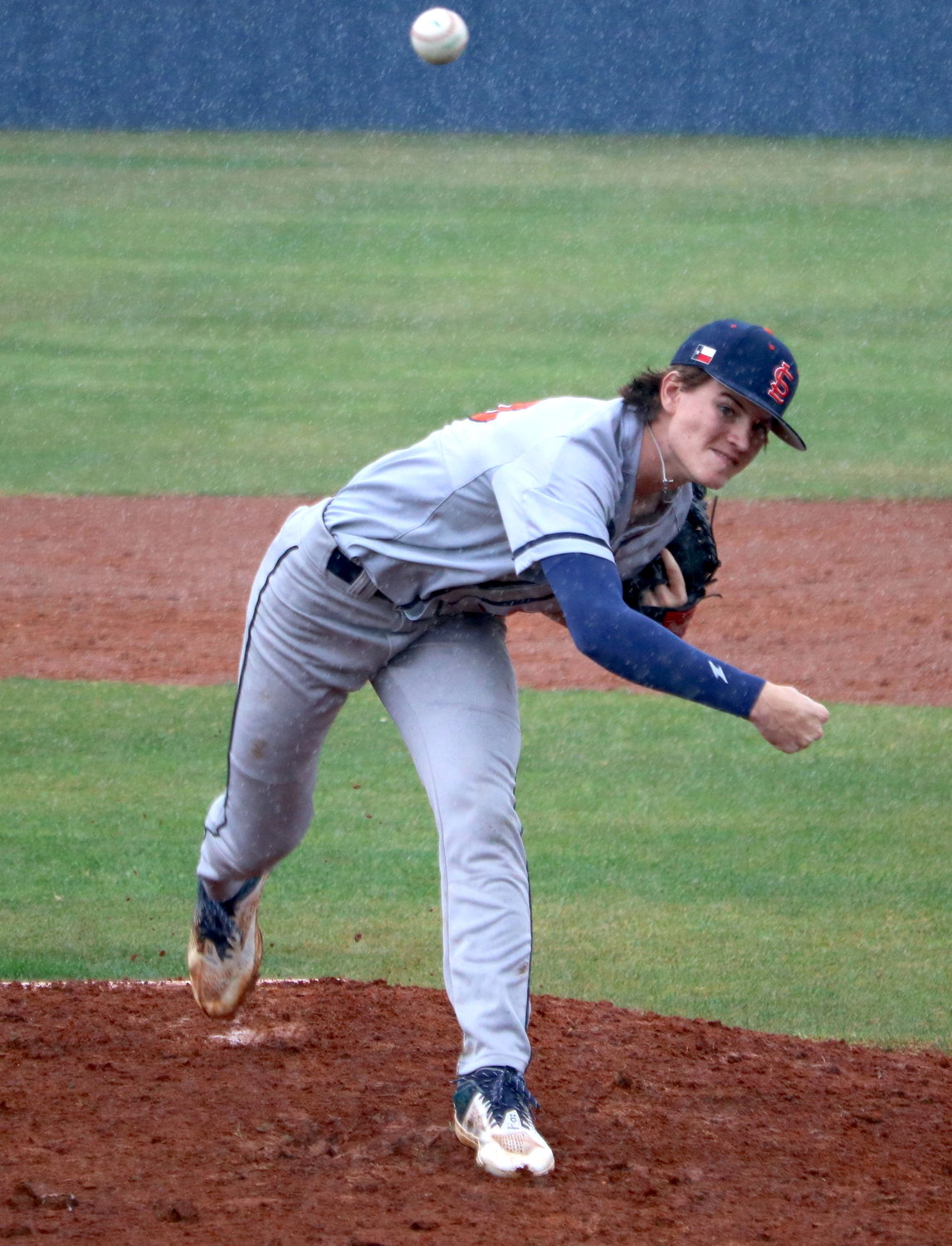 Ty Berra pitches during Thursday's game between Taylor and Seven Lakes at the Taylor baseball field.