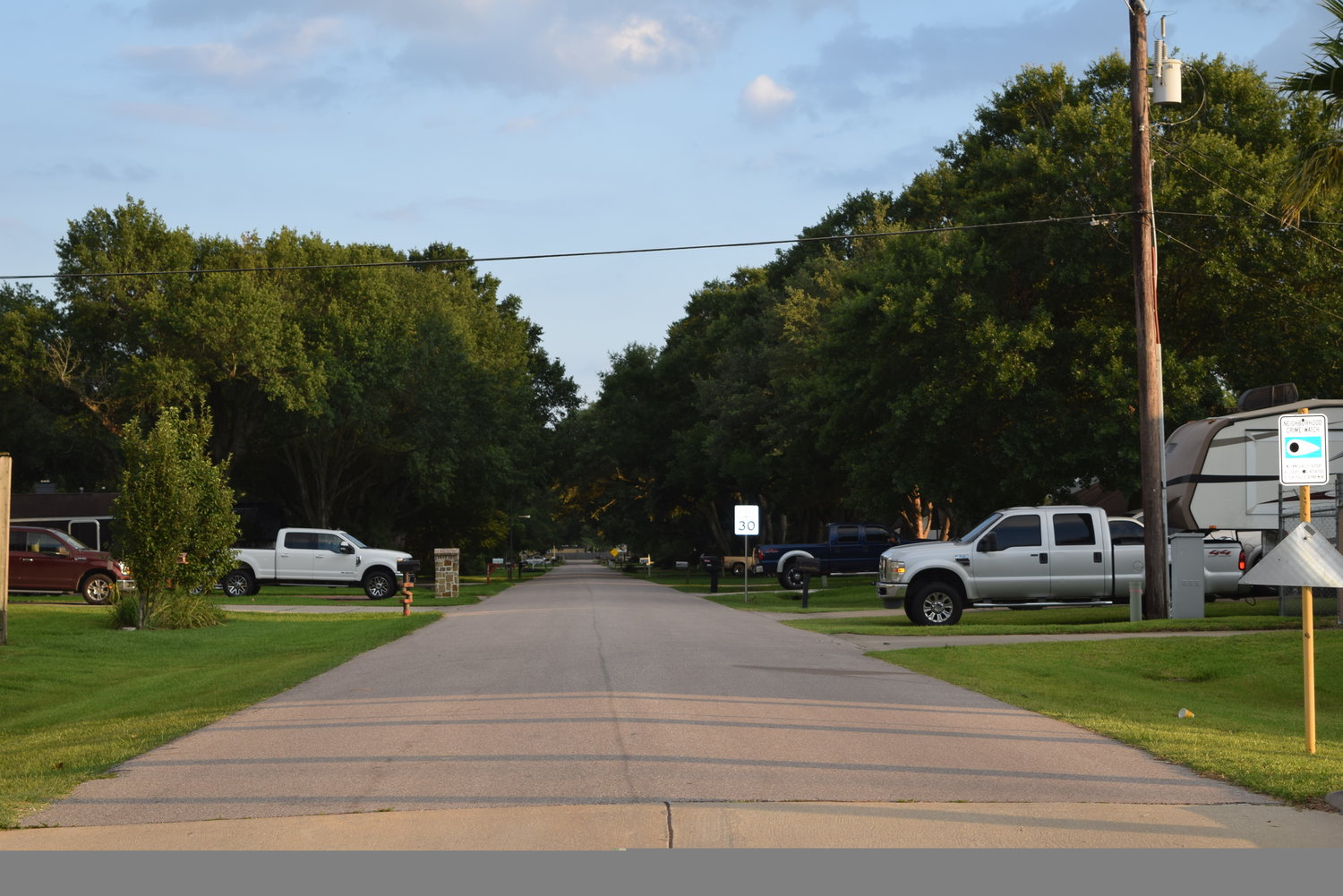 Fortuna Drive (pictured above) and Patna Drive are slated to have curb and gutter systems and other drainage improvements installed to reduce flooding on the north side of Katy in Riceland Terrace. Work is expected to be completed in 2022.