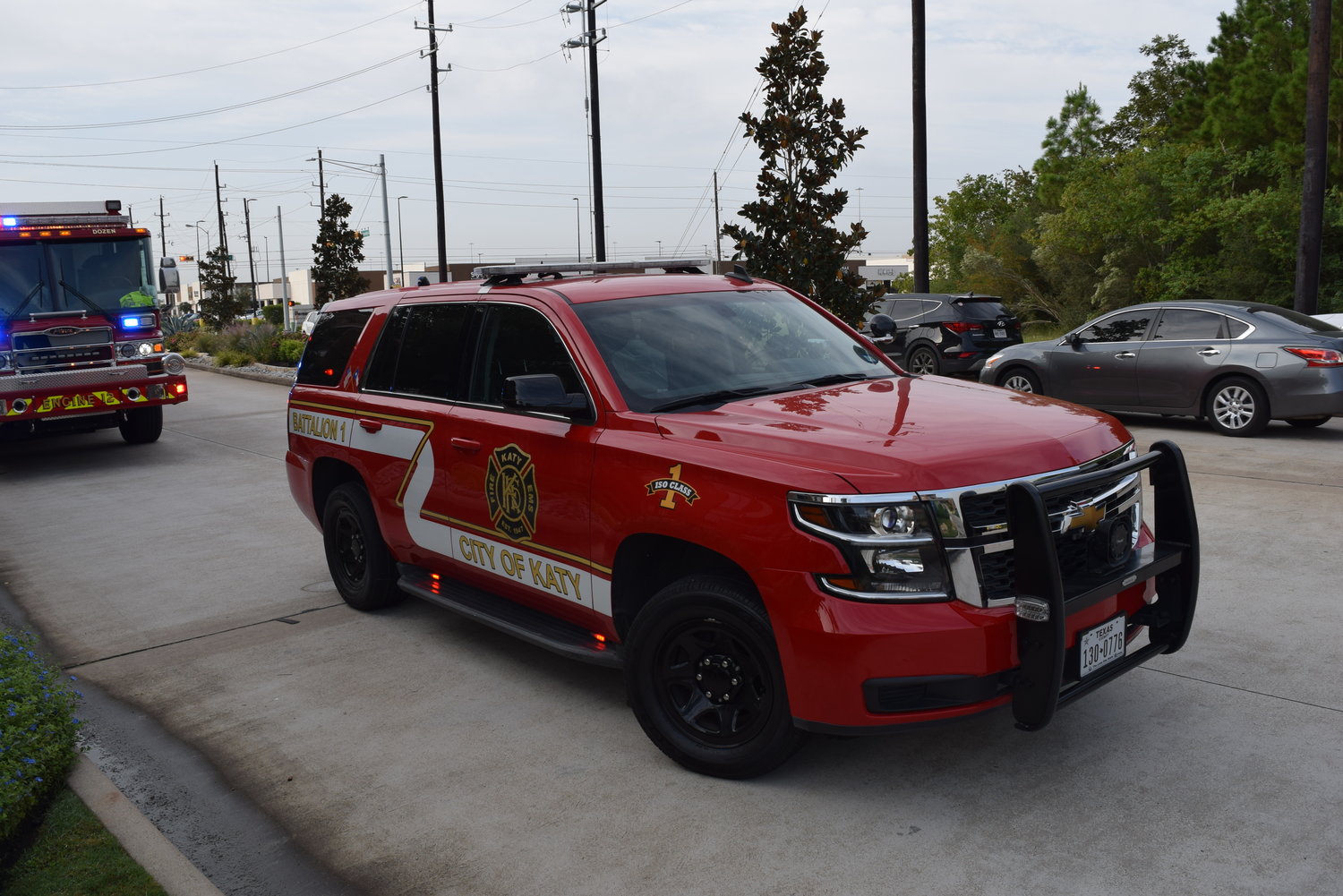 The city of Katy Fire Department was one of several departments to assist Harris County ESD 48 at the scene.