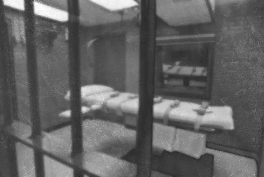 The inside of Texas' execution chamber.