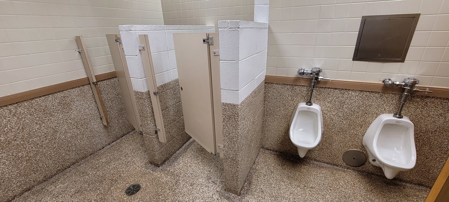 Bathrooms at Winborn have been deteriorating for years, KISD administrators said. The floor has had to be redone several times and the facilities aren't large enough for the student body and privacy improvements for students could also be made.