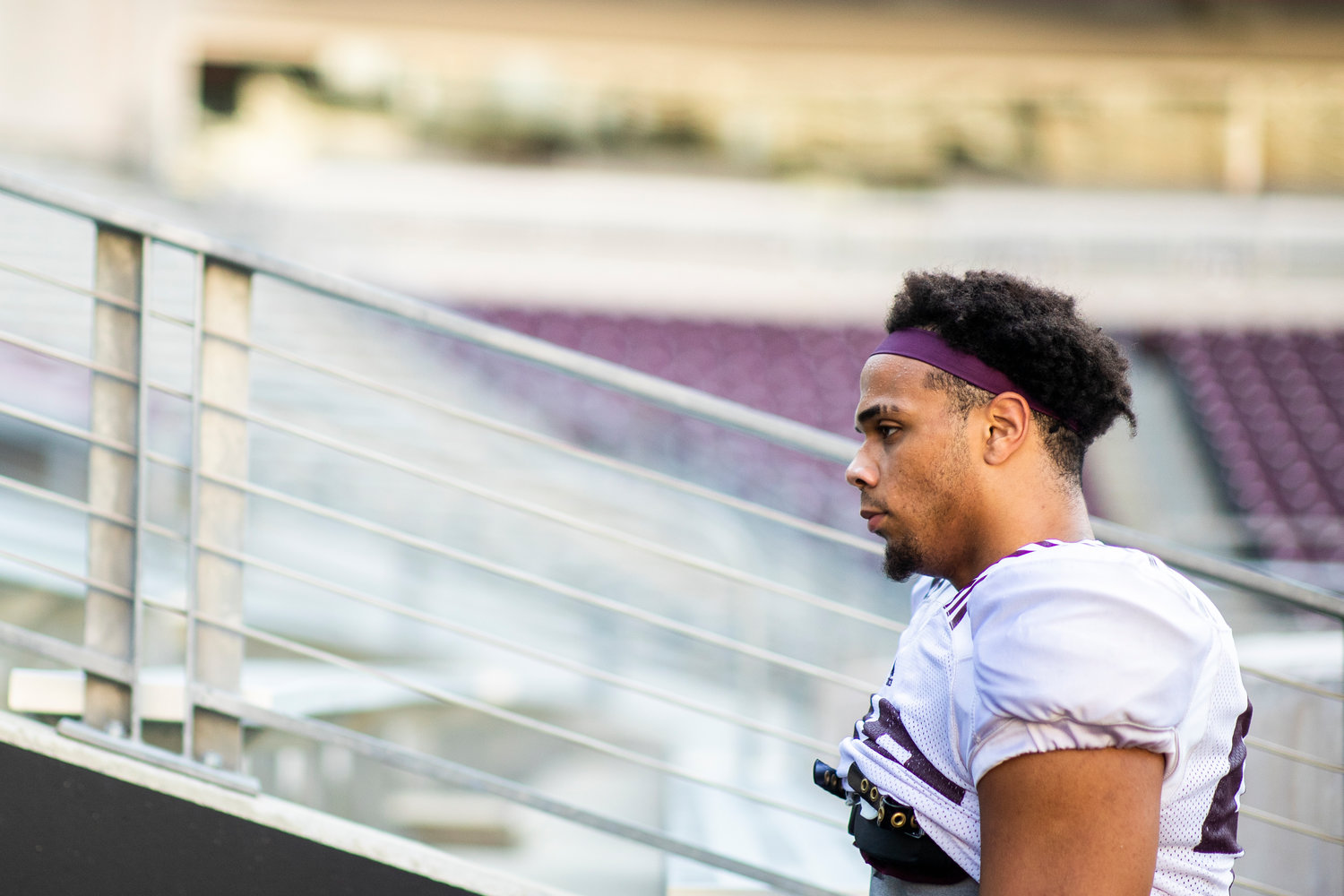 COLLEGE STATION, TX - SEPTEMBER 12, 2020 - Defensive lineman Braedon Mowry #46 of the Texas A&M Aggies during the football scrimmage at Kyle Field in College Station, TX. Photo By Craig Bisacre/Texas A&M Athletics