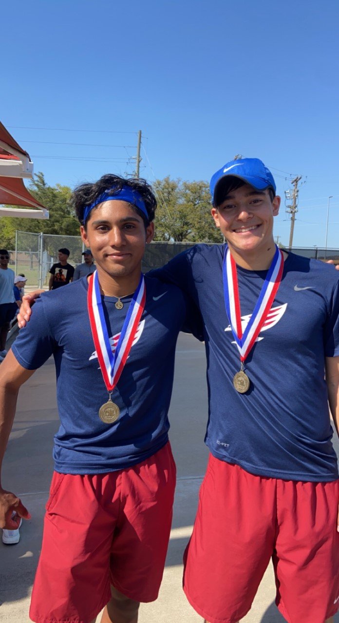 Tompkins’ Mihir Amte and Charlie Kuchler finished as runner up in Class 6A Region III to qualify for the state tournament.