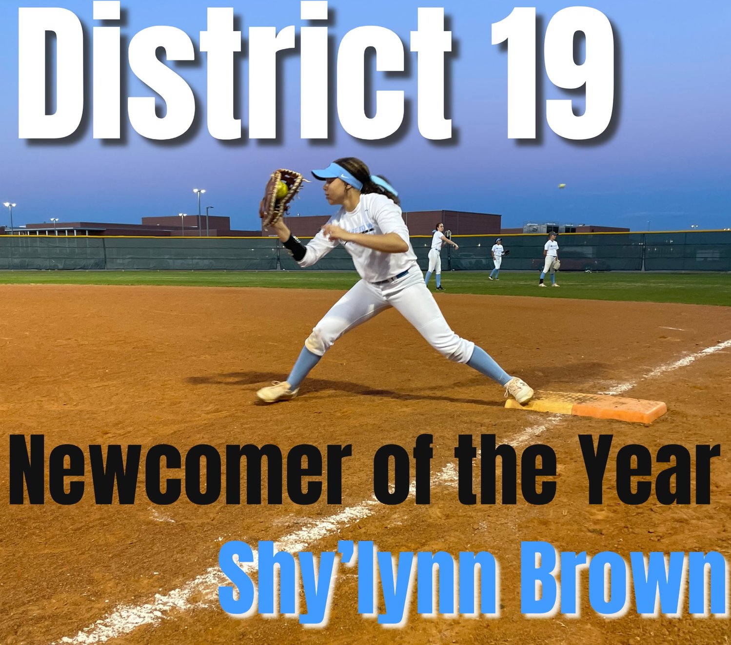Paetow's Shy'Lynn Brown was named newcomer of the year in District 19-5A