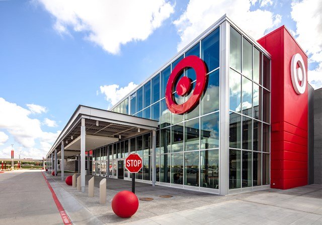 An exterior view of the new Target, at 22165 FM 529 in Katy.