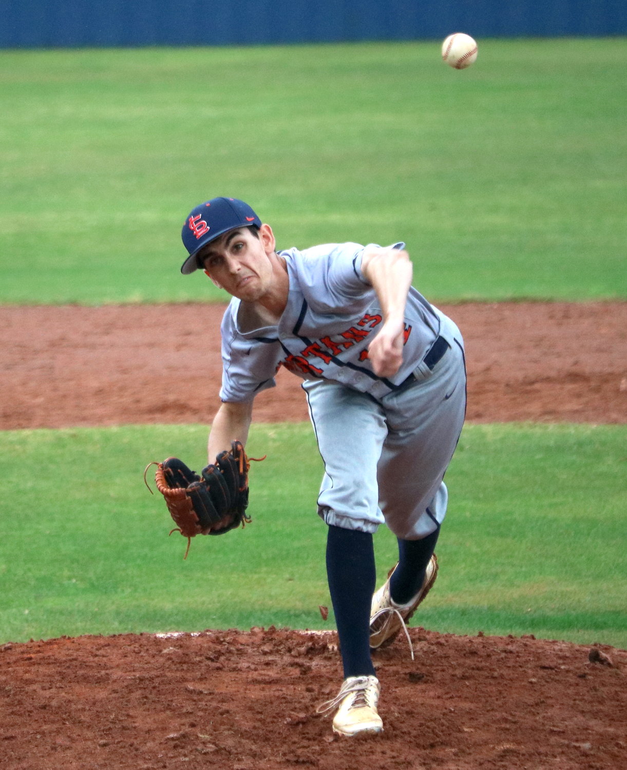 Michael Schwartz pitches during Thursday's game between Taylor and Seven Lakes at the Taylor baseball field.
